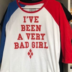 Suicide squad Harley Quinn Shirt Bad Girl